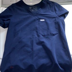 Navy wearfigs top XXS
